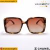 عینک شانل  CH5821  قهوه ای پلنگی - لنز قهوه ای - تصویر 3